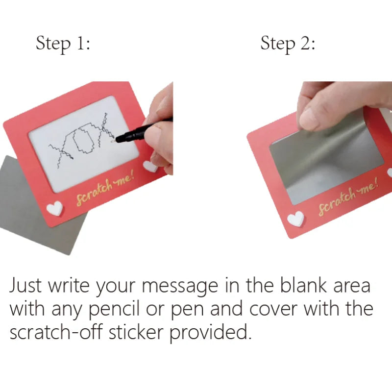 Ten Scratch-off Love Note Cards