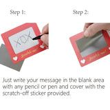 Ten Scratch-off Love Note Cards