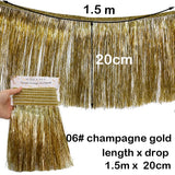 1.5m Gorgeous Fringe Tassel Banner Party Foil Garlands Wall Ceiling Decoration