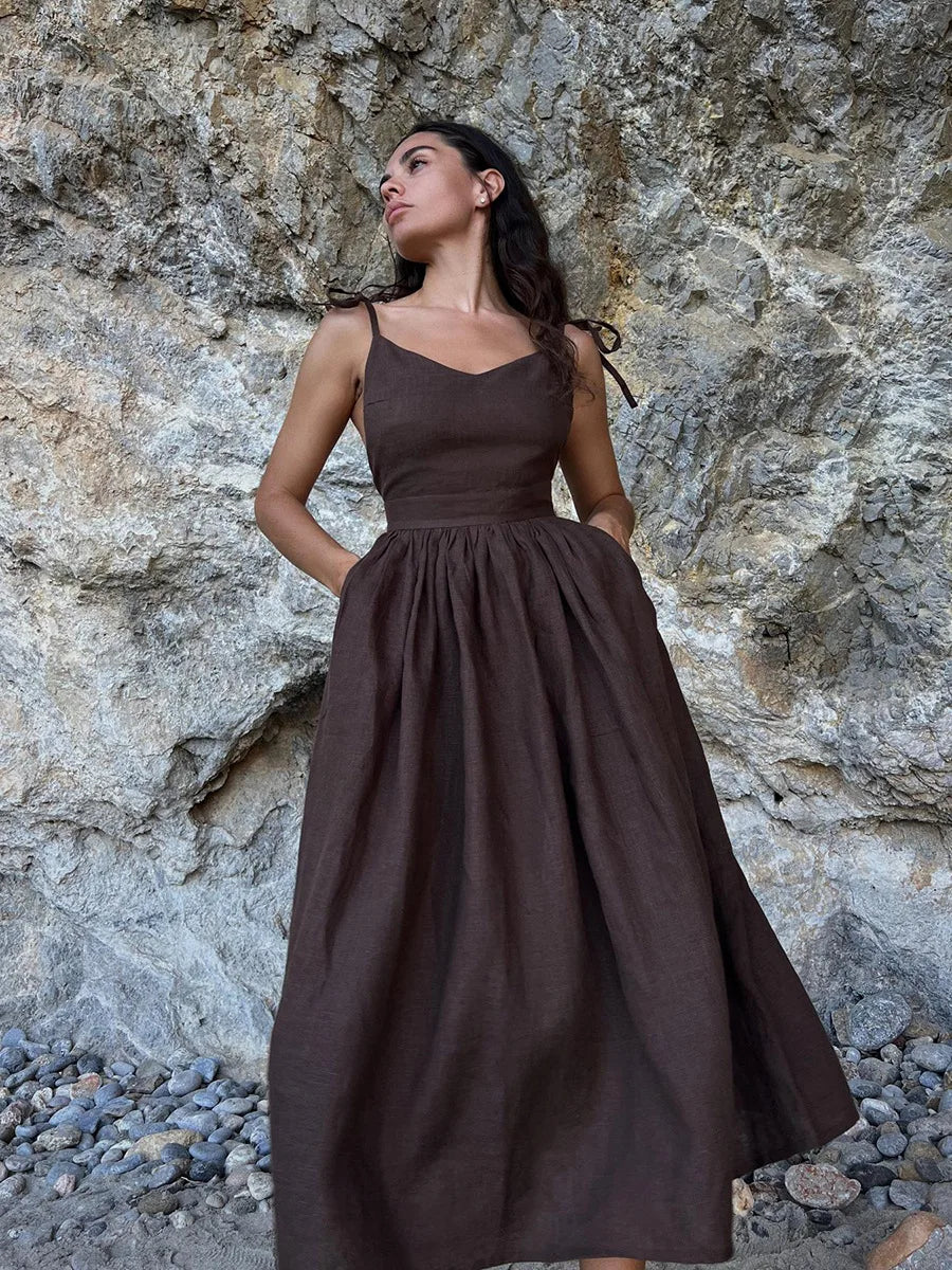 Eden's Cotton Linen Dress