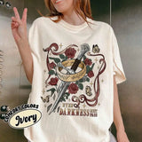LOTR Even Darkness Must Pass 2 Sided Print T-Shirt Unisex Cotton Tee