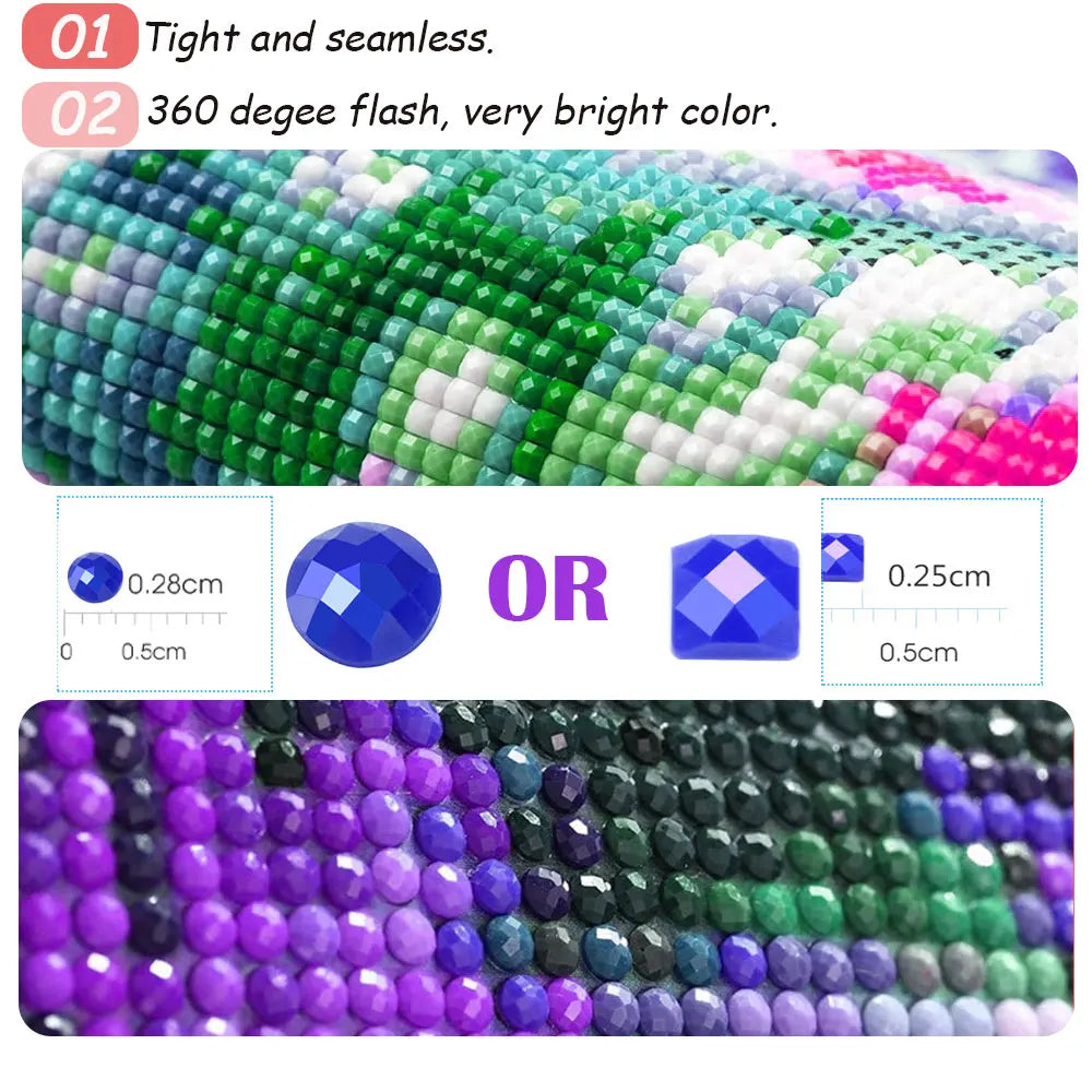 Starry  Night Sky Cloudscape Diamond Painting Kits Full Diamond Mosaic DIY Craft