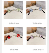 Diamond Dots Round Sunglasses