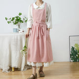 Maker's Apron Cotton Linen Gardening Kitchen Pinafore Aprons