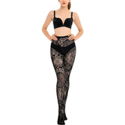 Fishnet Stockings Jacquard Lace Pantyhose