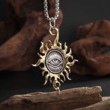 All Seeing Eye Sun God Necklace Amulet Jewellery