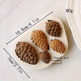 Pine Cone Silicone Mould Resin Chocolate Cupcake Fondant Cake Decorating DIY Craft Tools