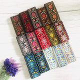 6yards/lot 5cm Wide Woven Jacquard Ribbon Trims
