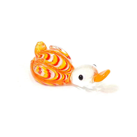 Glass Duck Mini Figurines Tea Pets