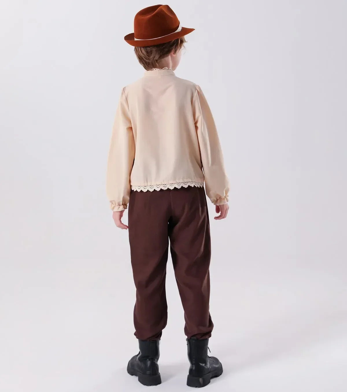 Medieval Peasant Children Cosplay Halloween Stage Performance Costumes