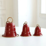 Christmas Bell Antique Style Xmas Tree Ornaments Handmade Metal Hanging Bells