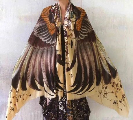 Wings Fantasy Shawl Scarf Festival Cloak Rave Accessories