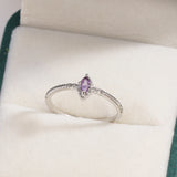 Sweet and Dainty Colourful Zircon Rings Gift Idea