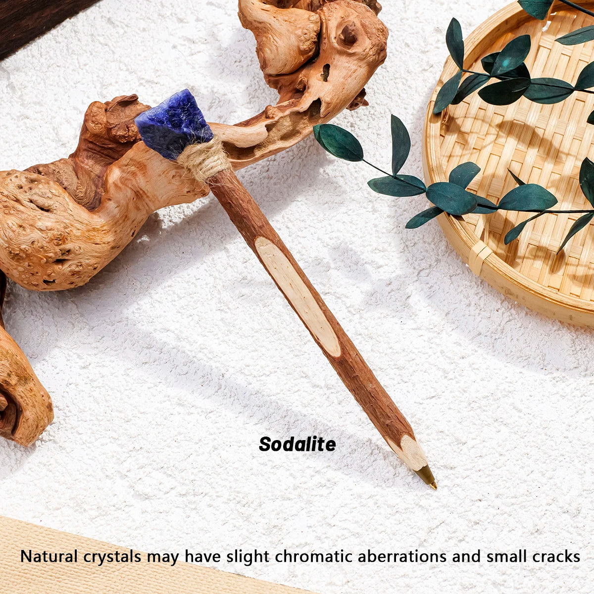 1PC Natural Crystal Rough Stone Magic Pencil