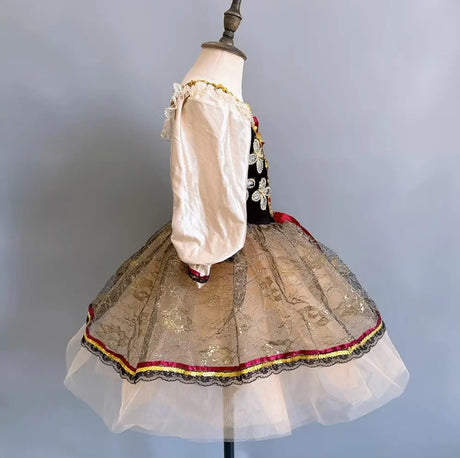 Giselle Professional Ballet Tutu Long Skirt Tulle Dancing Dress