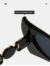 Retro Fabulous Oversized Cat Eye Sunglasses UV400