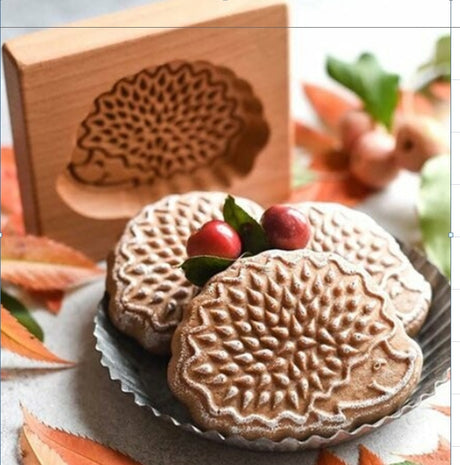 Wooden Shortbread Mould Cookie or Clay Embossing Moulds