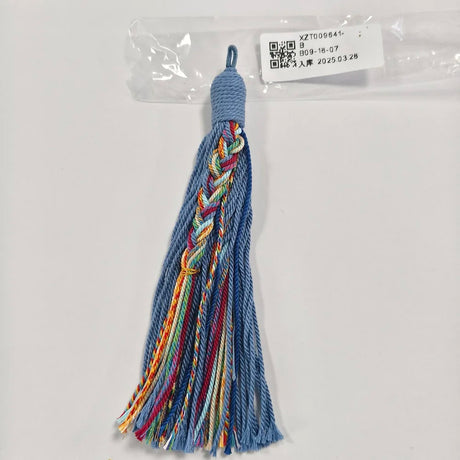 11cm Hand Twisted Cotton Thread Tibetan Style Tassel DIY Bookmark Crafts Jewellery Making Accessories Pendant DIY Car Decoration
