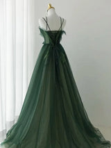 Laurel's Green Formal Gown Custom Made to Measure Evening Dress