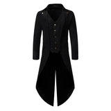 Purple Red Green Black Gothic Tailcoat Jacket Victorian Cosplay Costume Coat