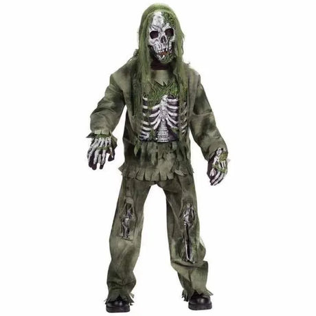 Zombie Costume for Kids Adult Living Dead Zombie Costume Monsters Costume for Halloween Spooktacular
