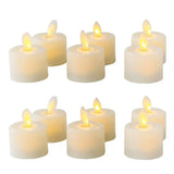 Flameless Moving Wick LED Candles With Remote Control