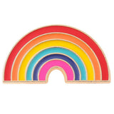 Love is Love Heart Rainbow Pride Flag Enamel Badges