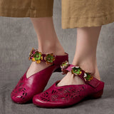 Trollkvinna Maret's Genuine Leather Moccasins Sandals