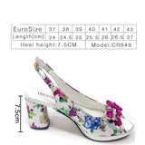 Spring Garden Party Shoes And Matching Bag Set