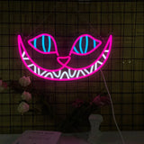 Cheshire Cat LED Neon Wall Art Halloween Decoration