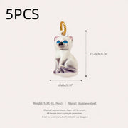 Our Beloved Pets Animal Charm Pendants Stainless Steel PVD 18K Gold Plated For DIY Necklace Bracelet Jewellery Making