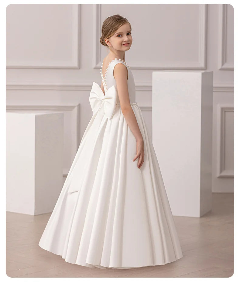 Girls' Evening Dress Children's Birthday Special Occassion Formal Dress Long Gown