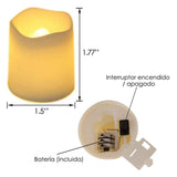 24Pcs/Set Flameless LED Candles Home Decor