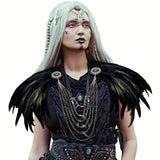 Feather Cape Shawl Medieval Costume Accessories Cosplay Masquerade & Halloween Party