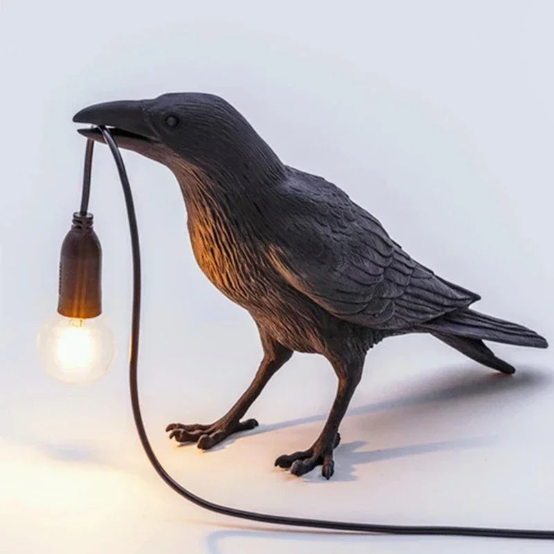 Nevermore Raven Wall Light Fixtures and Lamps