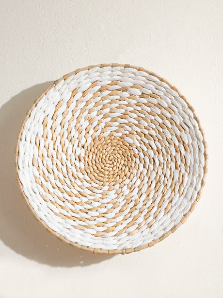 Seagrass Wall Basket Boho Home Decoration Handmade Natural Wall Art