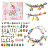 Charm Bracelet Making Kit Girls Gift Box 66 Pcs of DIY Jewellery Making Kit