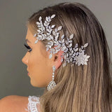 Wedding Hair Accessories Cubic Zircon Bridal Hair Combs Headpieces Hair Jewellery