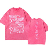 Vintage Washed Midnight Margaritas Cotton T-Shirt Practical Magic Tee