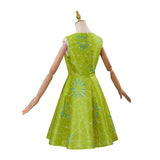 Insides Out Dress Costume Women Disgust Joy Adult Cosplay Set