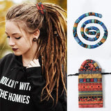 Bendable Hair Ropes Ties Horsetail Colorful Dreadlocks Long Ponytail Hairtie