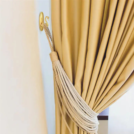 2pcs Golden Swans Curtain Tieback Hooks
