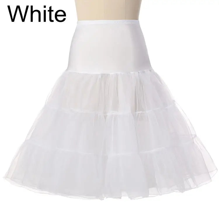 Colourfun Pettiskirts Cosplay Rockabilly Crinoline Underskirt
