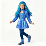Descendants Cosplay Red Pink Chloe Kids Clothes Halloween Book Week Costumes