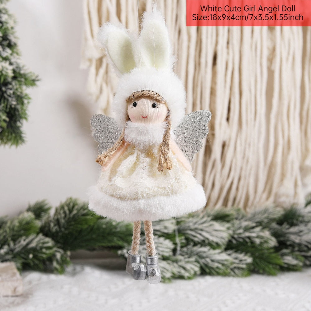 Christmas Angel Doll Xmas Tree Ornaments