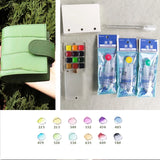 Painters Pocket Kit A9 Three-Ring Mini Loose-Leaf Leather Notepad Painting Supplies