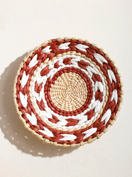 Seagrass Wall Basket Boho Home Decoration Handmade Natural Wall Art