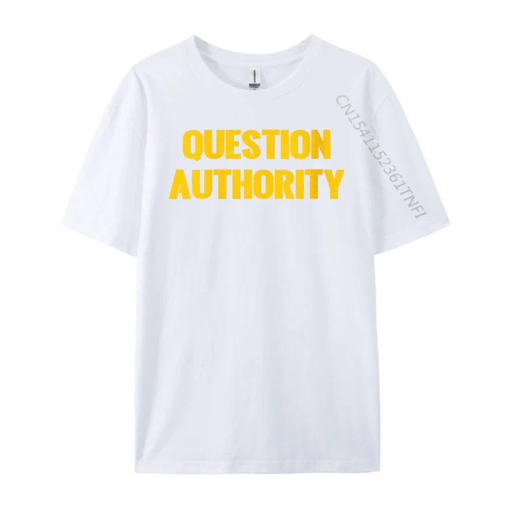 Question Authority Men's T-Shirts