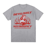 Devilishly Neurospicy Men's 100% Cotton T-shirt