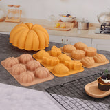 Harvest Halloween Pumpkin Pinecone Baking Soap Chocolate Candle DIY Craft Silicone Mould
